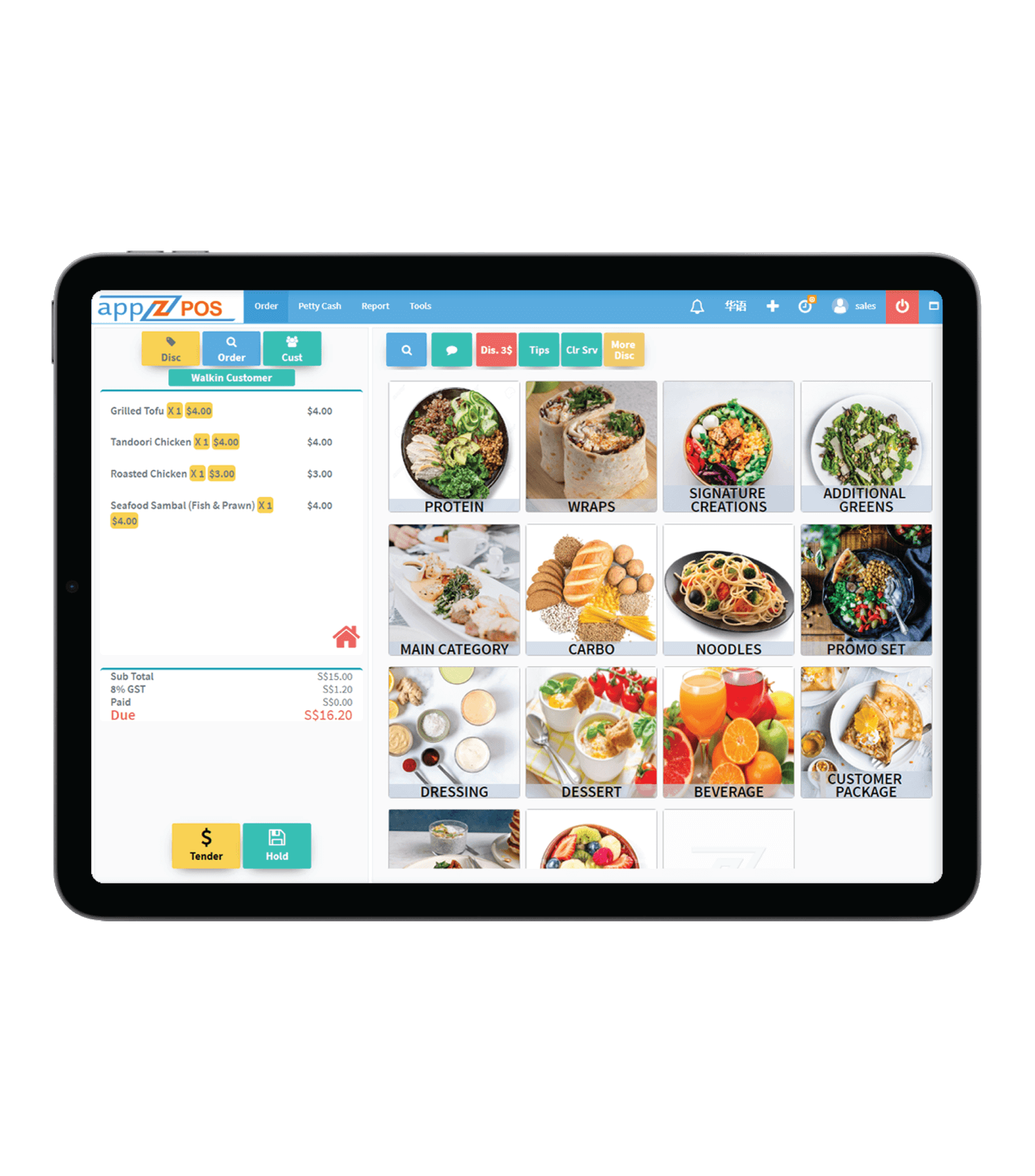APPZPOS-POS-Machine-Apple-iPad-Air-Tablet-POS